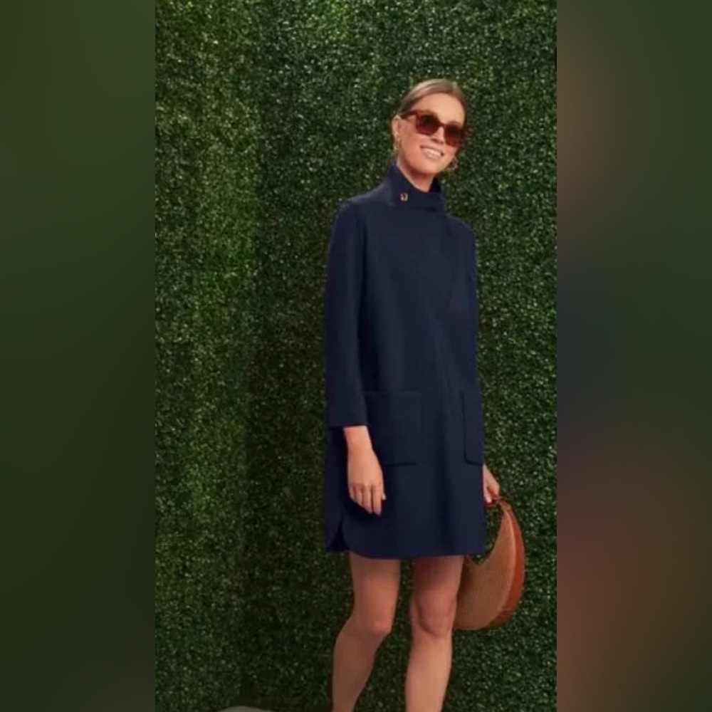Tuckernuck Navy Long Sleeve Dress